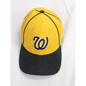 Washington Nationals New Era 39THIRTY‎ Fitted Hat S/M Yellow MLB